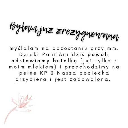 Konsultacja laktacyjna z doborem laktatora w Poradni 